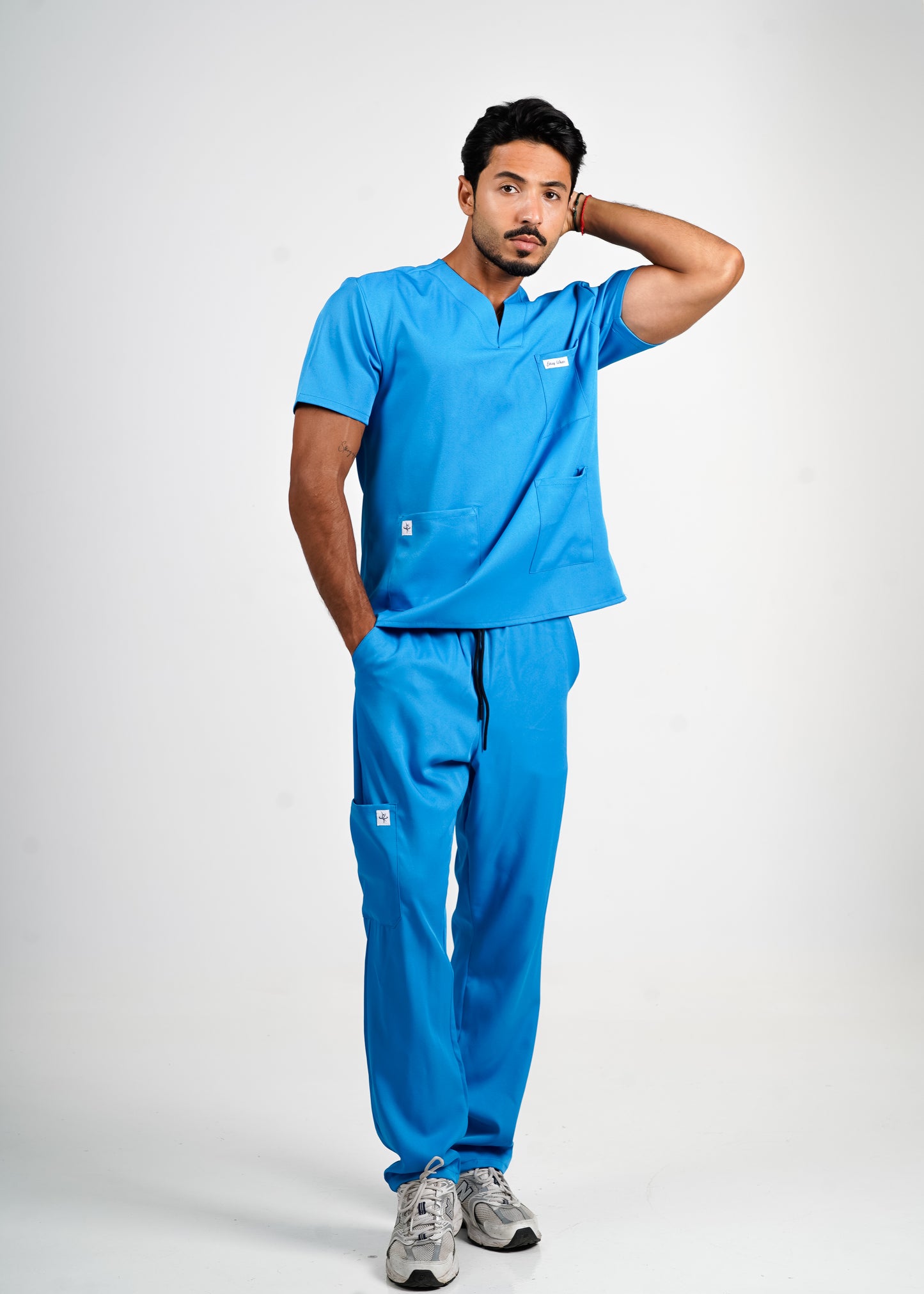 Oslo - Turquoise Col V Homme