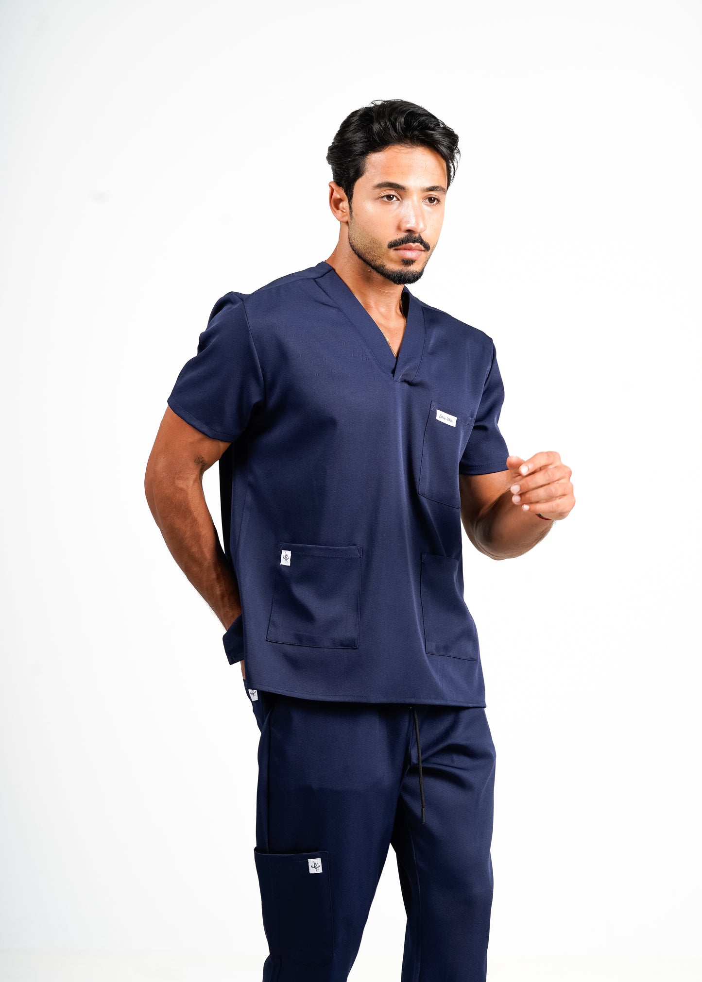 New York - Bleu Marine Col V Homme
