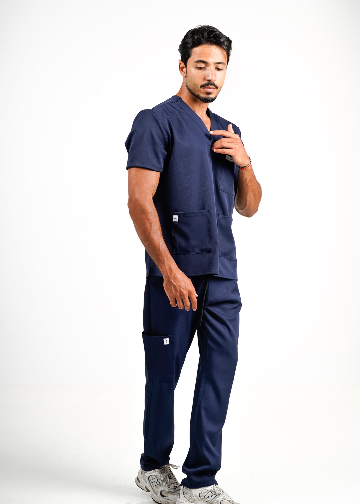 New York - Bleu Marine Col V Homme