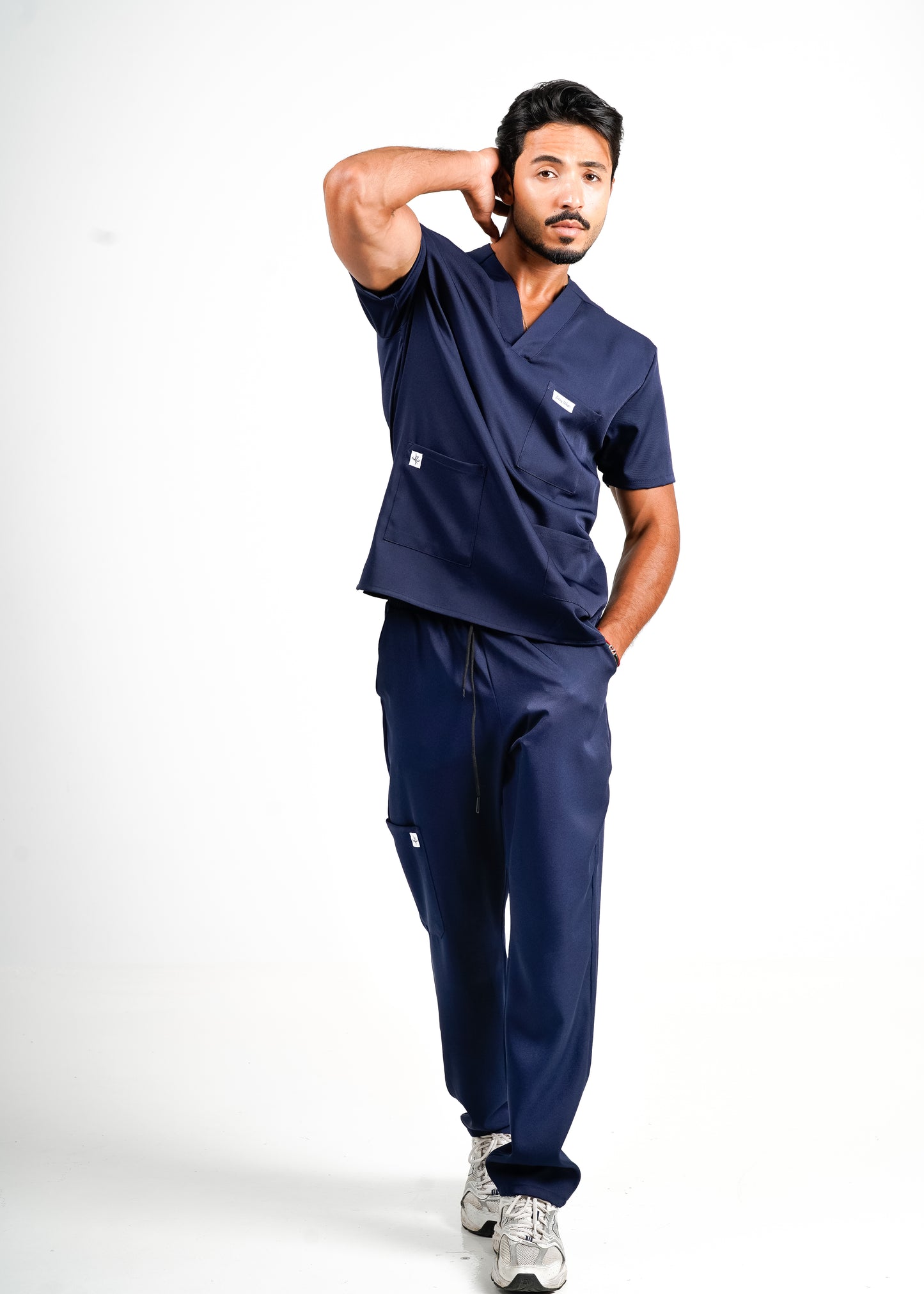 New York - Bleu Marine Col V Homme