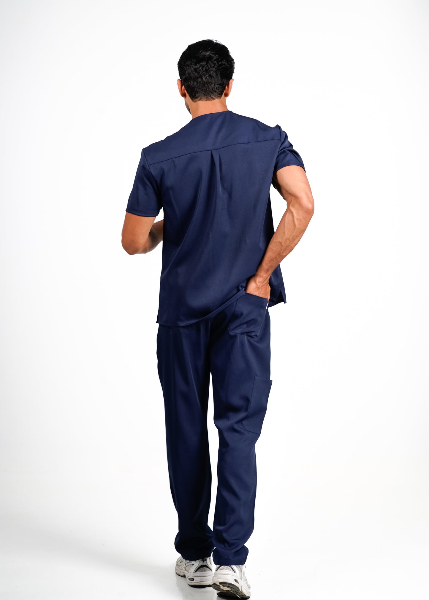 New York - Bleu Marine Col V Homme
