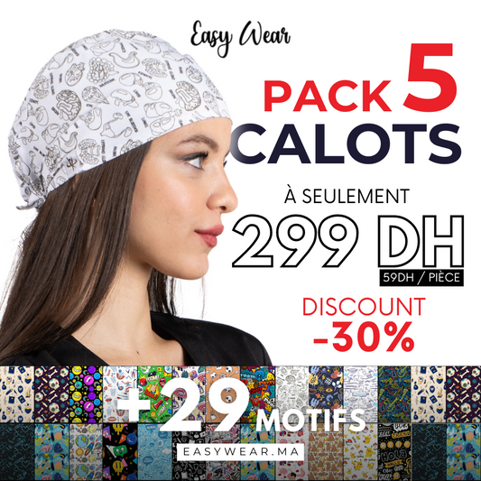 Pack 5 Calots - Easywear