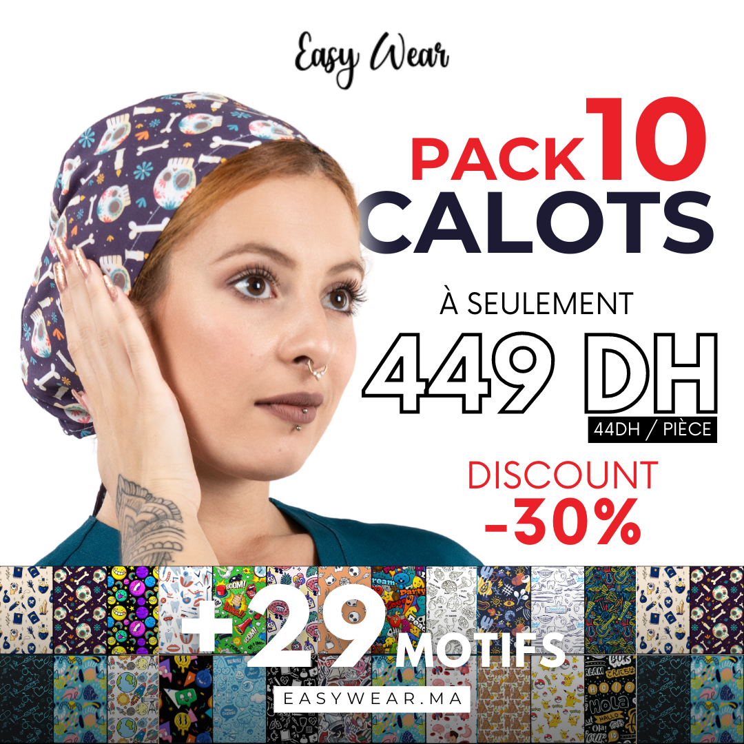 Pack 10 Calots - Easywear