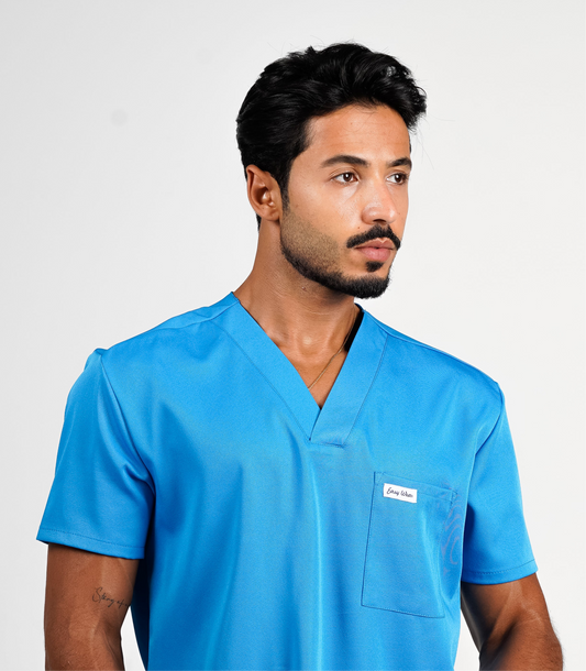 Oslo - Turquoise Col V Homme