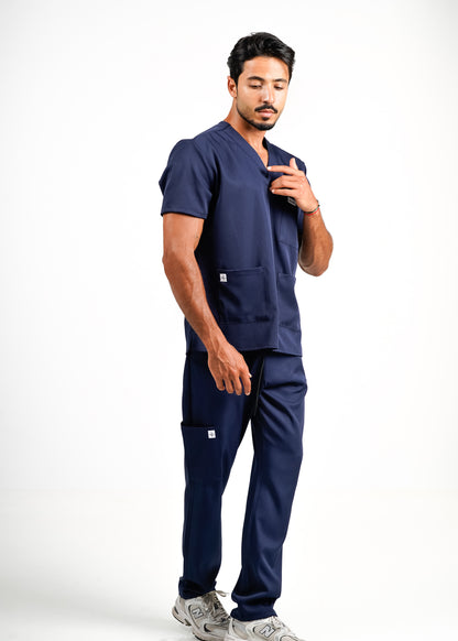 New York - Bleu Marine Col V Homme