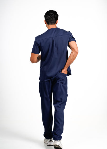 New York - Bleu Marine Col V Homme