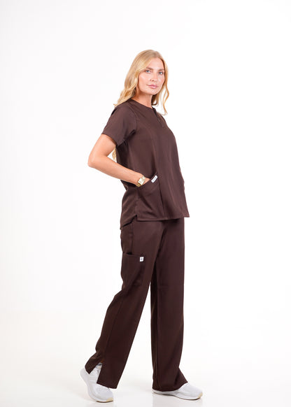 Easy Mocha – Wide leg Pyjama