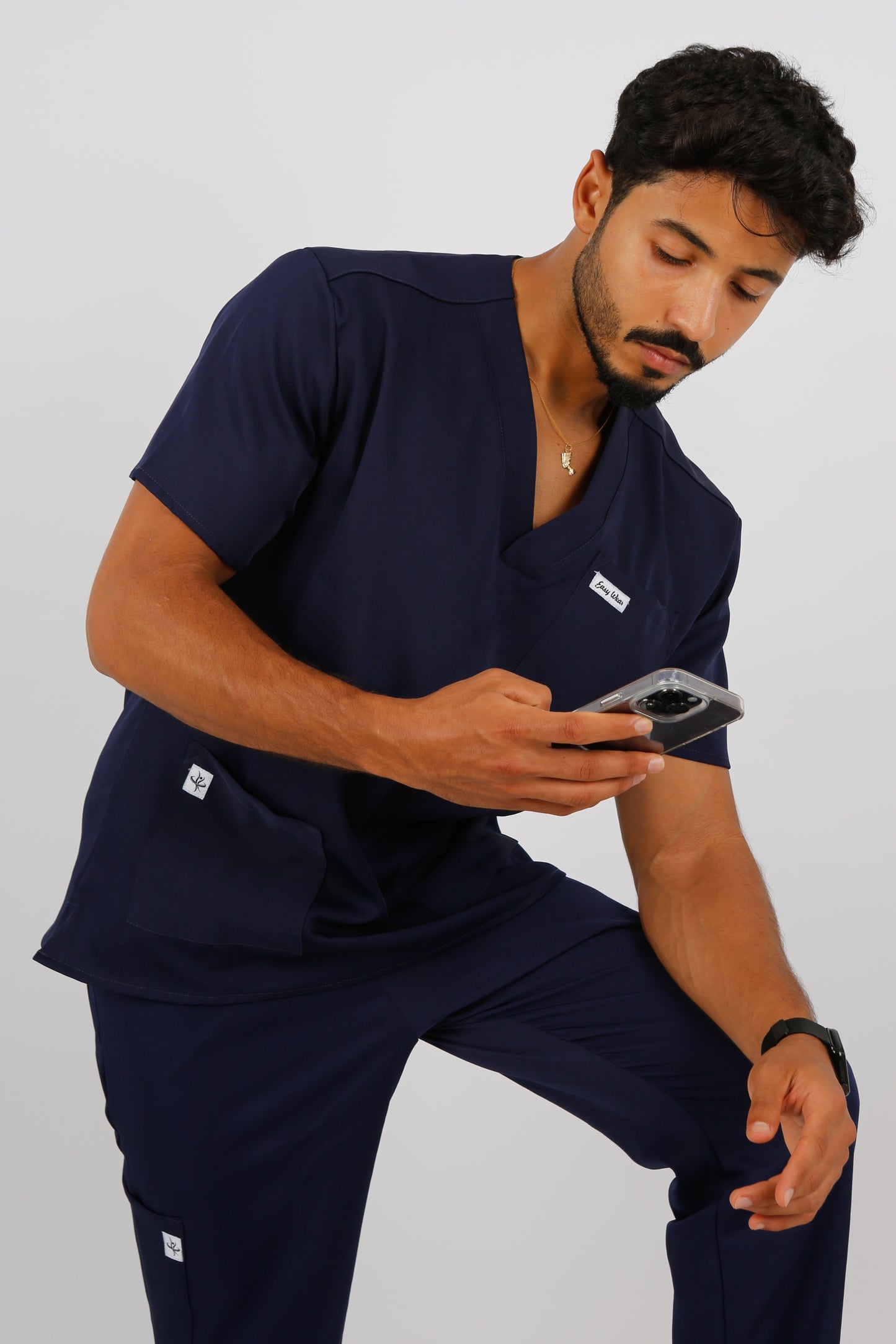 NEW YORK SCRUBS - COL V NAVY BLUE - HOMME