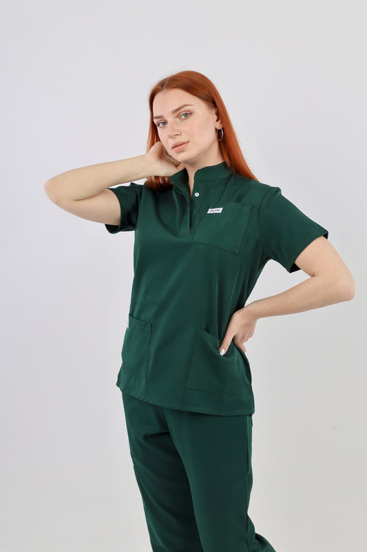 OREGON SCRUBS - COL OFFICIER FOREST GREEN