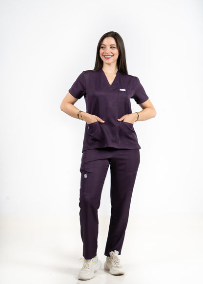 Aubergine Scrubs - Col V