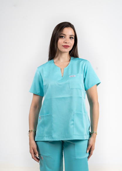 NEW JERSEY SCRUBS - Col Tunisien