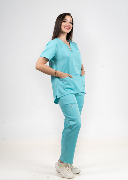 NEW JERSEY SCRUBS - Col Tunisien