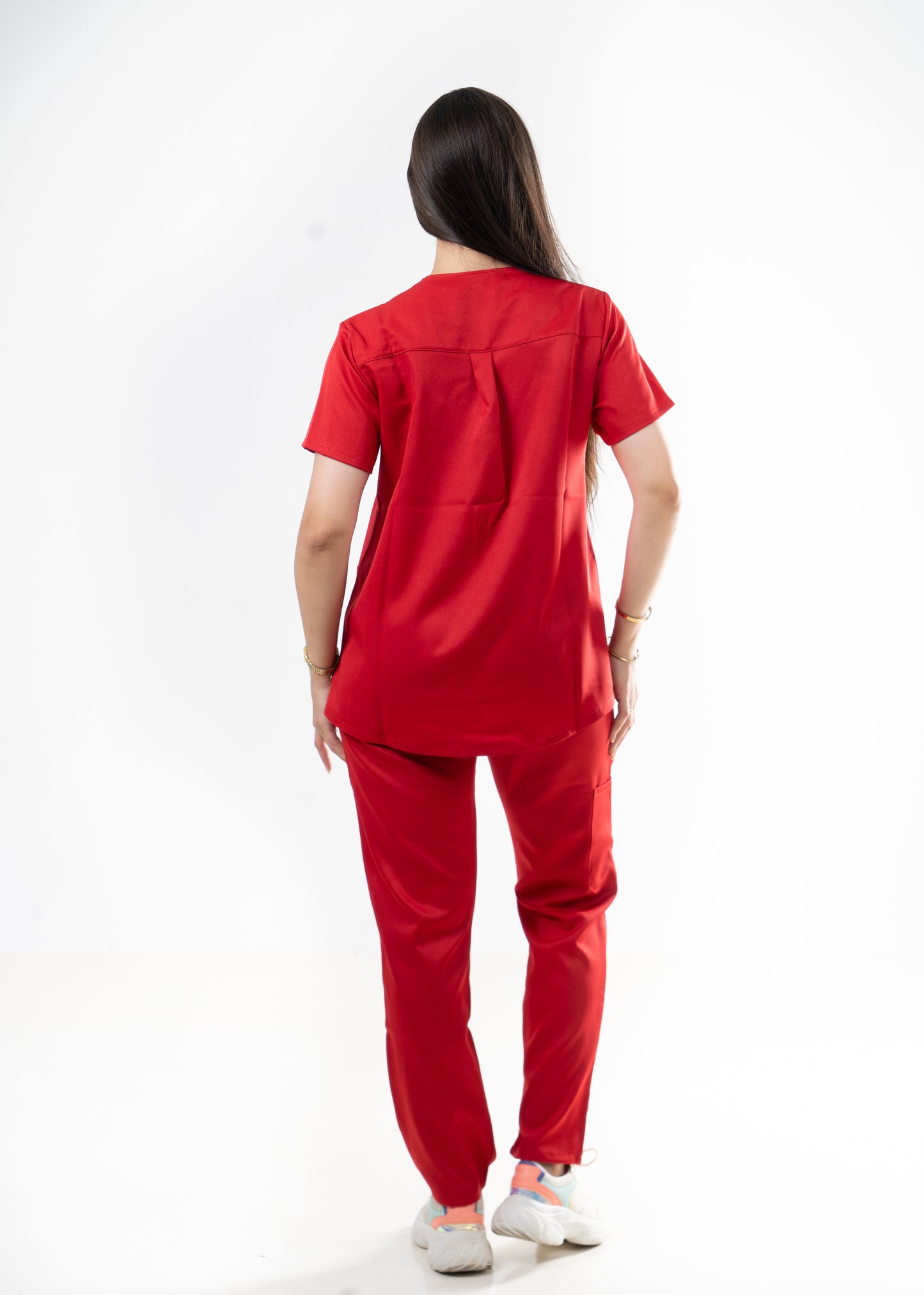 MARRAKECH ROUGE SCRUBS - Col Tunisien