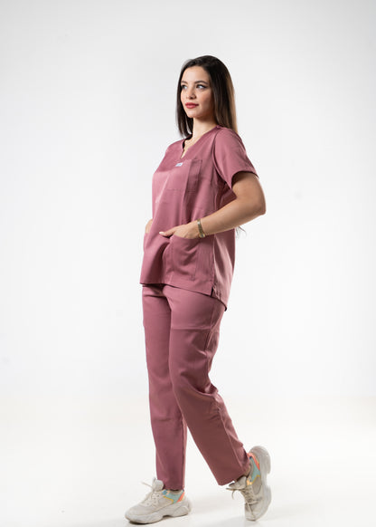 Pink Nude Scrubs - Col Tunisien