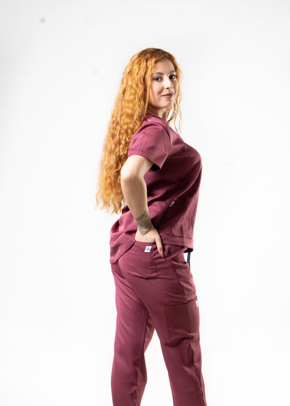 Vieux Rose Scrubs - Col V