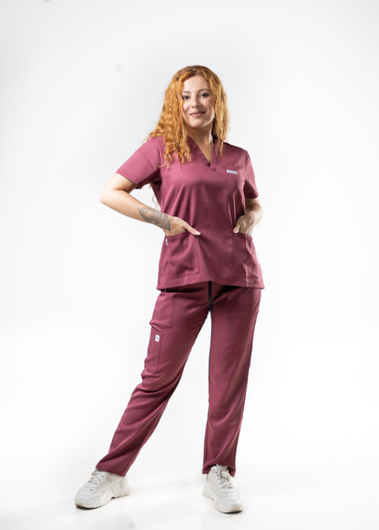 Vieux Rose Scrubs - Col V