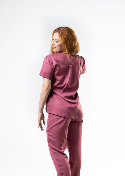 Vieux Rose Scrubs - Col V